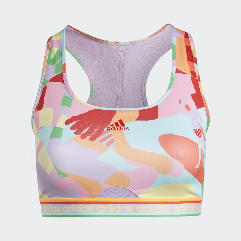 ADIDAS X FARM RIO MEDIUM-SUPPORT BRA (PLUS SIZE) | adidas (US)