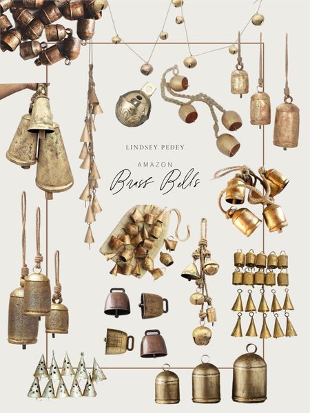 Christmas bells! Perfect as bowl filler, on a table, or added to wreaths, garlands and stockings. 

Christmas decor, holiday decor, bells, brass bells, sleigh bells

#amazon #amazonfinds #amazonhome 

#LTKHoliday #LTKunder50 #LTKhome