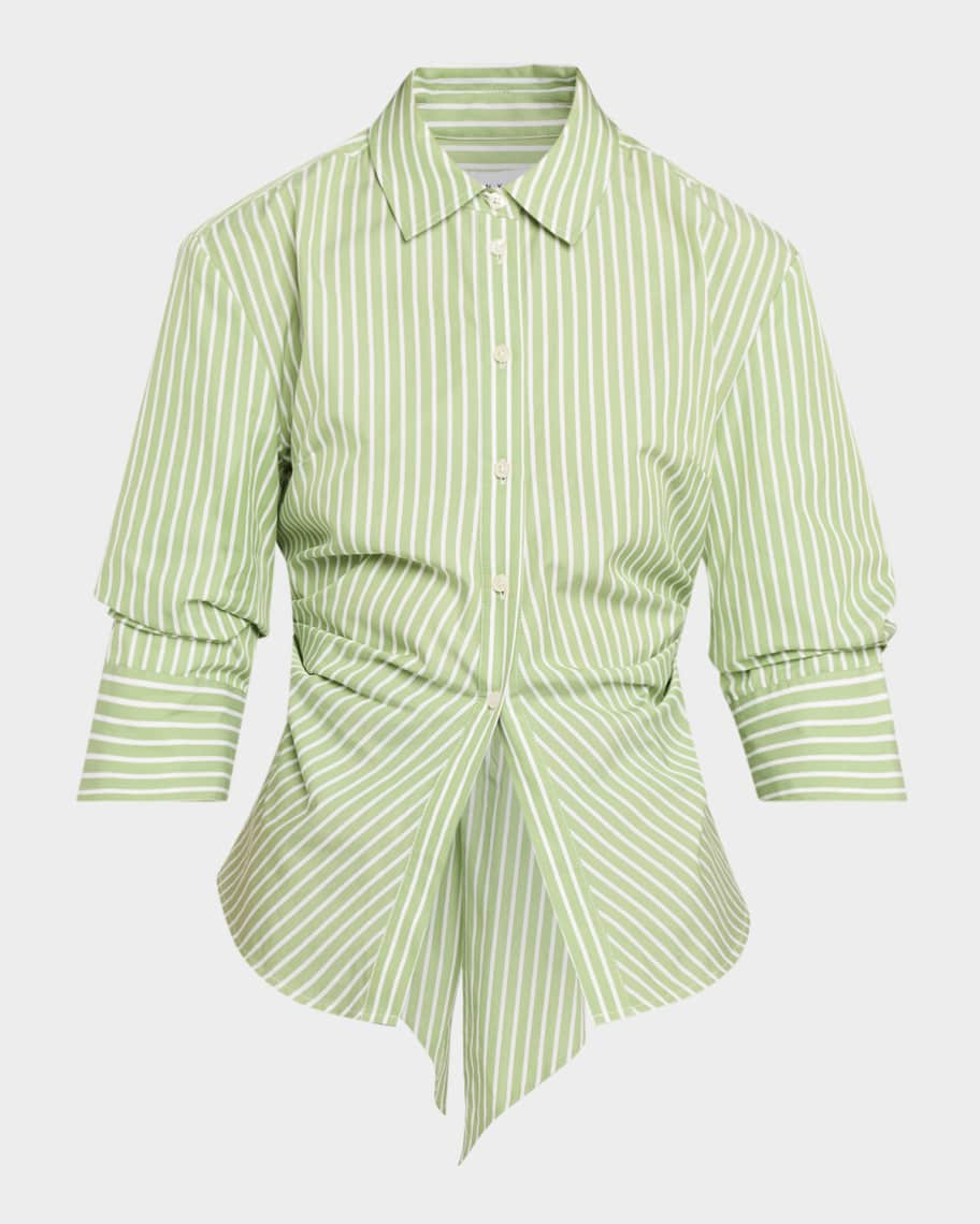 Tanya Taylor Winslet Striped Top | Neiman Marcus