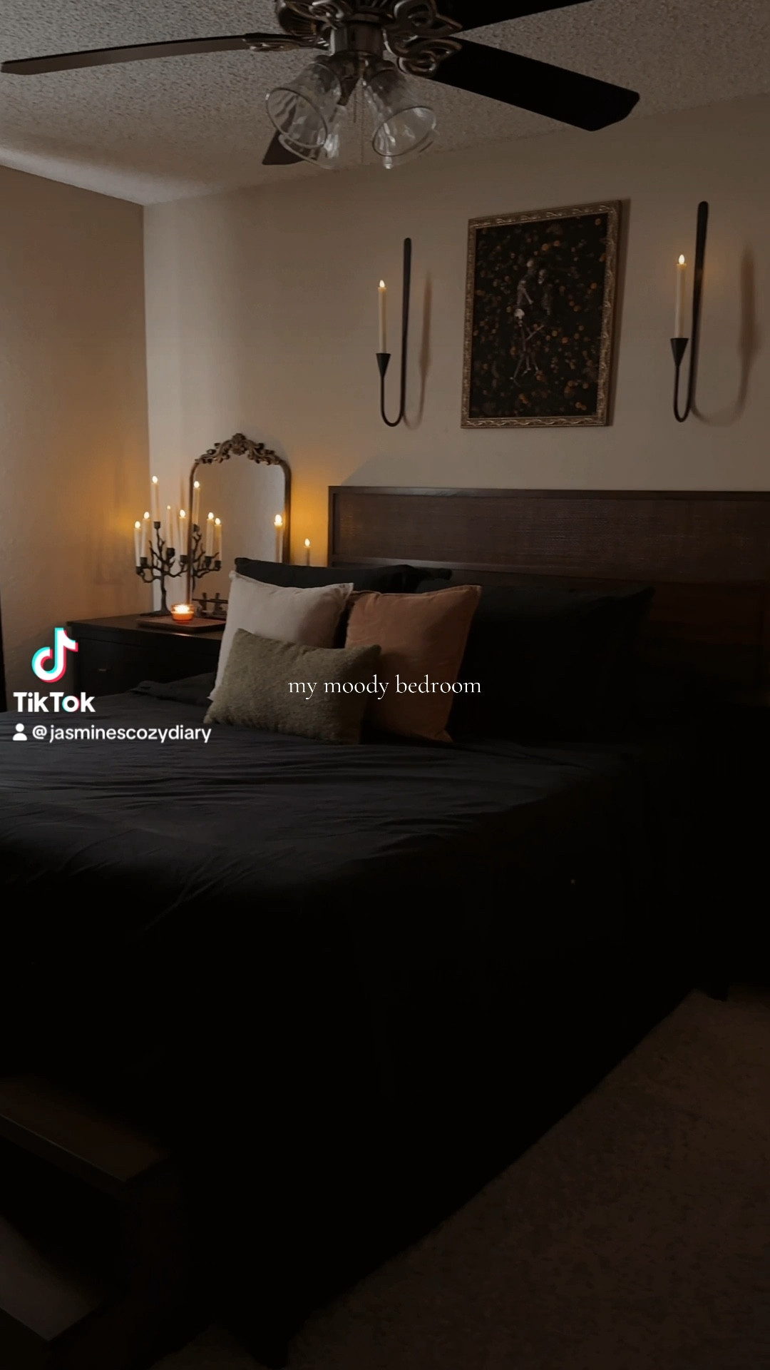 my moody bedroom update—make sure to follow me here + on instagram/tiktok: @jasminescozydiary

#darkacademia #moodyhome #romanticacademia #bedroomdesign #moodyaesthetic #gothichome #cozyhome #cozybedroom

#LTKHome