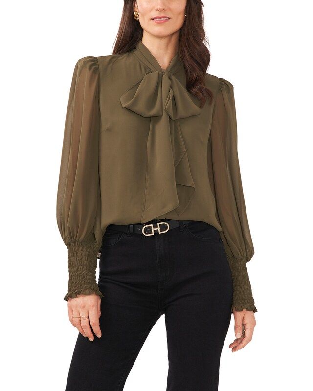 Vince Camuto Bow-neck Blouse | Vince Camuto