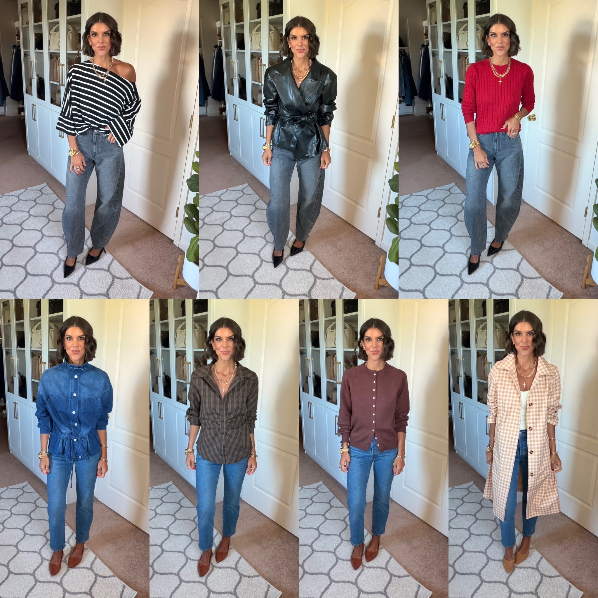 Size small in all-size 24 in gray jeans, sized up one size in Levi wedgie jeans

#LTKootd #LTKdayinmylife #LTKmomlife