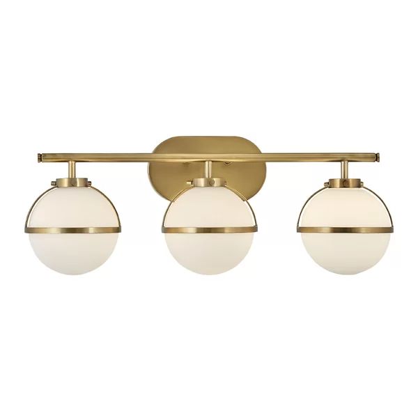 Arie 3 Light Frosted Dimmable Vanity Light | Wayfair North America