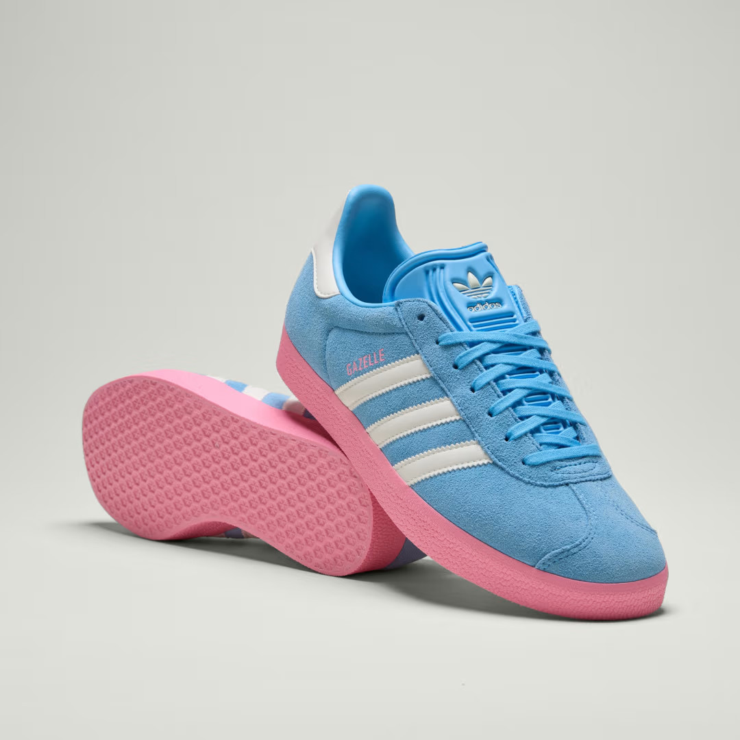 adidas Gazelle Inter Miami CF Shoes Semi Blue Burst M 9.5 / W 10.5 Unisex | adidas (US)