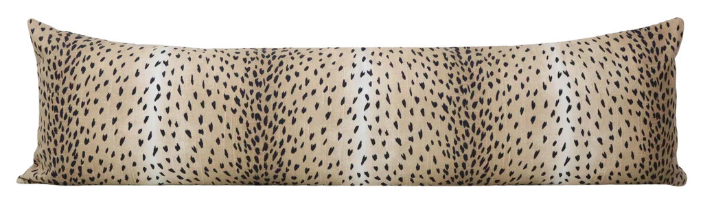 The XL Lumbar :: Antelope Linen Print // Ebony | LITTLE DESIGN COMPANY