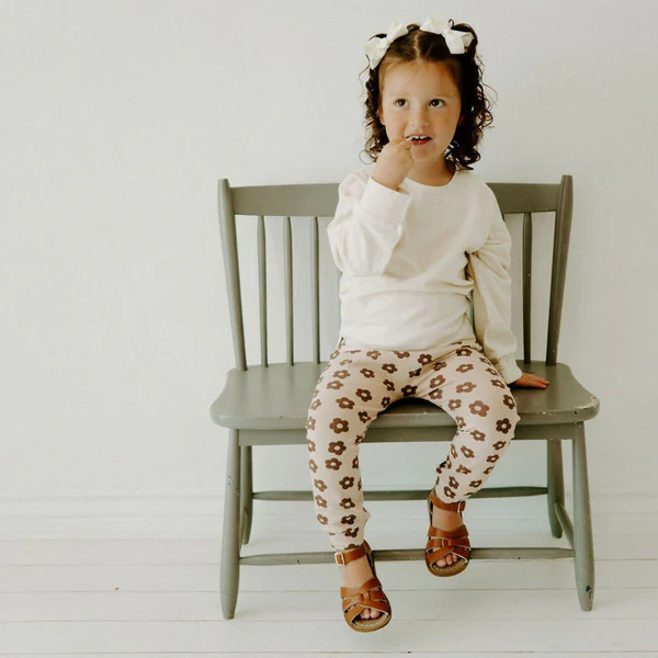 Max Sweatsuit in Mauve Daisies | ChubbyBubbyBear