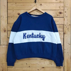 Vintage 80s Distressed Nutmeg Mills UNIVERSITY of KENTUCKY Spellout Crewneck Sweatshirt Size L - ... | Etsy (Global)