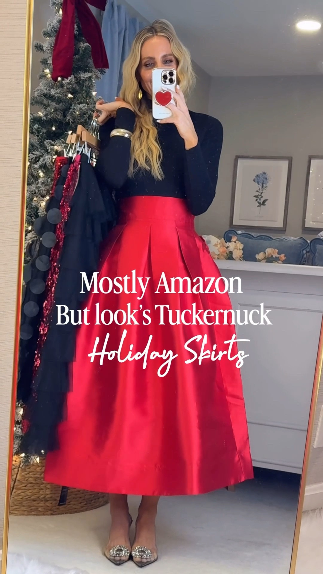 Holiday party skirts from Amazon Karen Millen and anthropology. Other colors available. Wearing size small/2.

#LTKSaleAlert #LTKHoliday #LTKCyberWeek