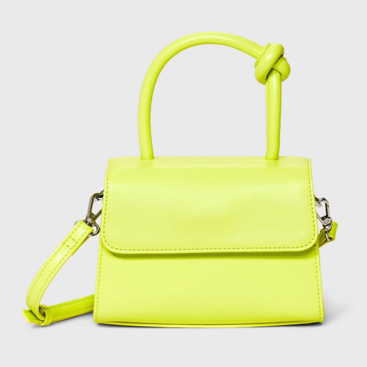 Knotted Top Handle Crossbody Bag - A New Day™ Yellow | Target
