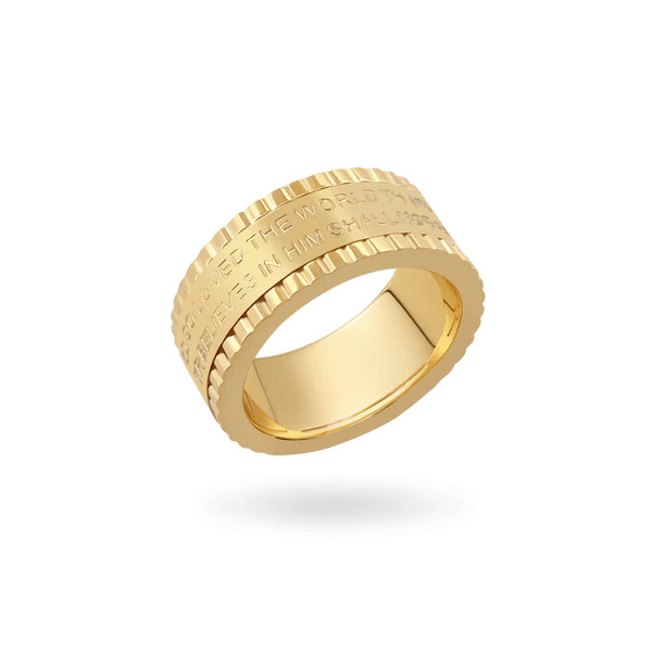 John 3:16 Prayer Rotating Ring | IceLink