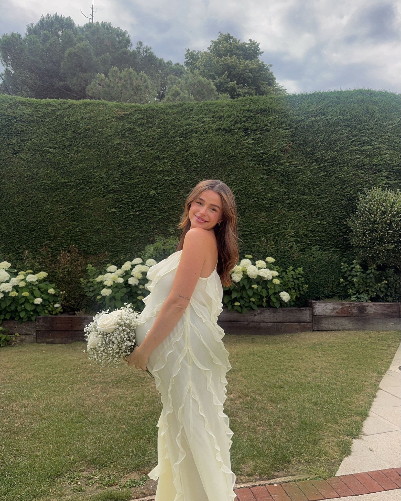 Butter yellow maxi dress (not maternity I sized up to 16) 

#LTKeurope #LTKsummer #LTKuk