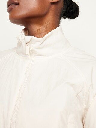 Water-Resistant Nylon Performance Zip Jacket for Women | Old Navy (US)