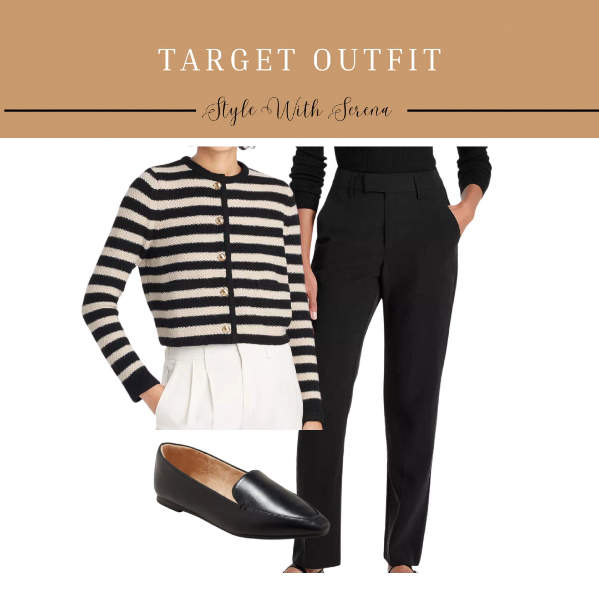 Target outfit, target fashion, target finds, sweater, cardigan, black pants, flats, work outfit 

#LTKStyleTip #LTKOver40 #LTKWorkwear