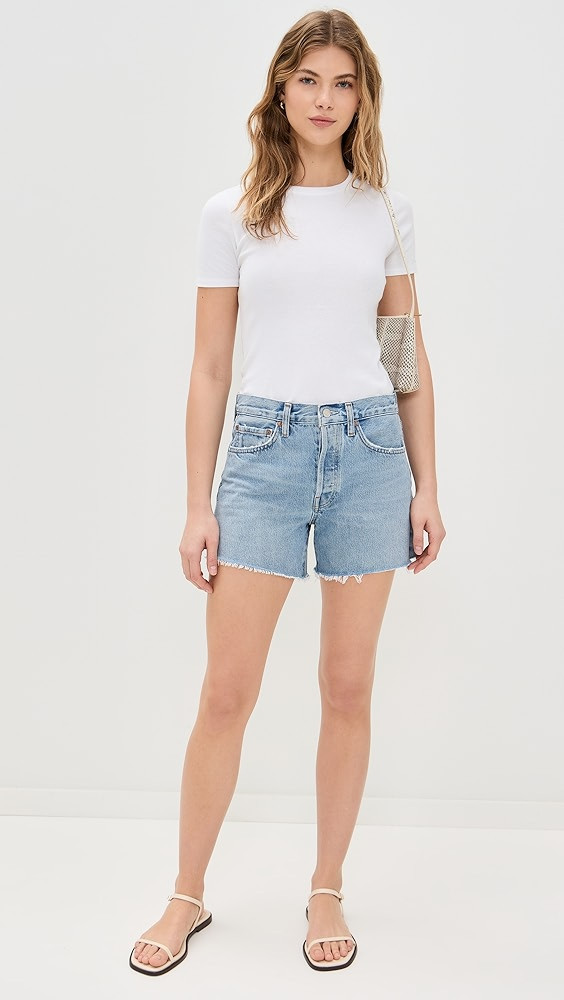 AGOLDE Parker Long Loose Fit Vintage Shorts | Shopbop | Shopbop