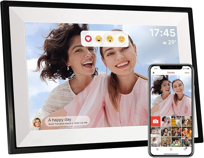 Frameo 10.1 Inch WiFi Digital Picture Frame, Photo Frame Electronic HD IPS Touch Screen 1280x800 ... | Amazon (US)
