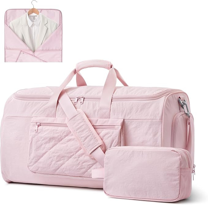 S-ZONE Garment Duffle Bags for Travel Carry on Convertible 2 in 1 Suit Bags Hanging Suitcase with... | Amazon (US)