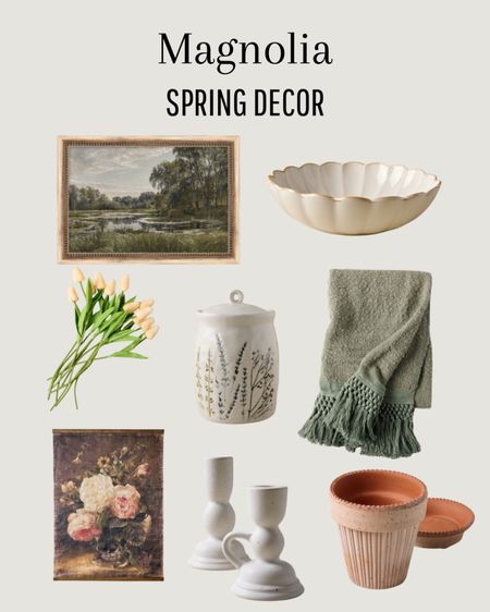 Magnolia Spring decor! 

#LTKstyletip #LTKSeasonal #LTKhome