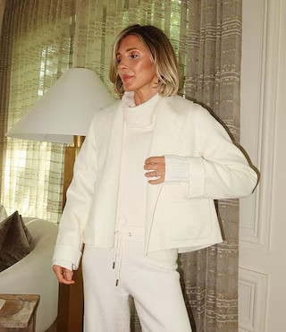 x Cella Jane Blog Icon Wool Shawl Collar Long Sleeve Coat | Dillard's