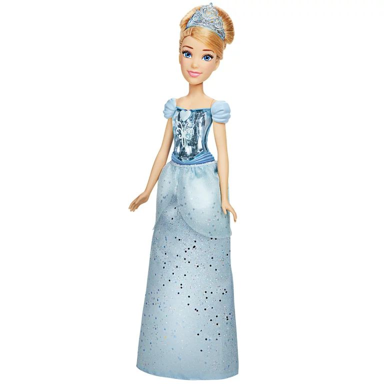 Disney Princess Royal Shimmer Cinderella Doll, with Skirt and Accessories | Walmart (US)