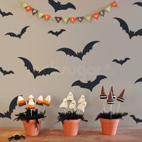 Halloween Bat Decals - Seasonal Shop Window Decal Stickers Display Lswd-Hw003Tr | Etsy (US)