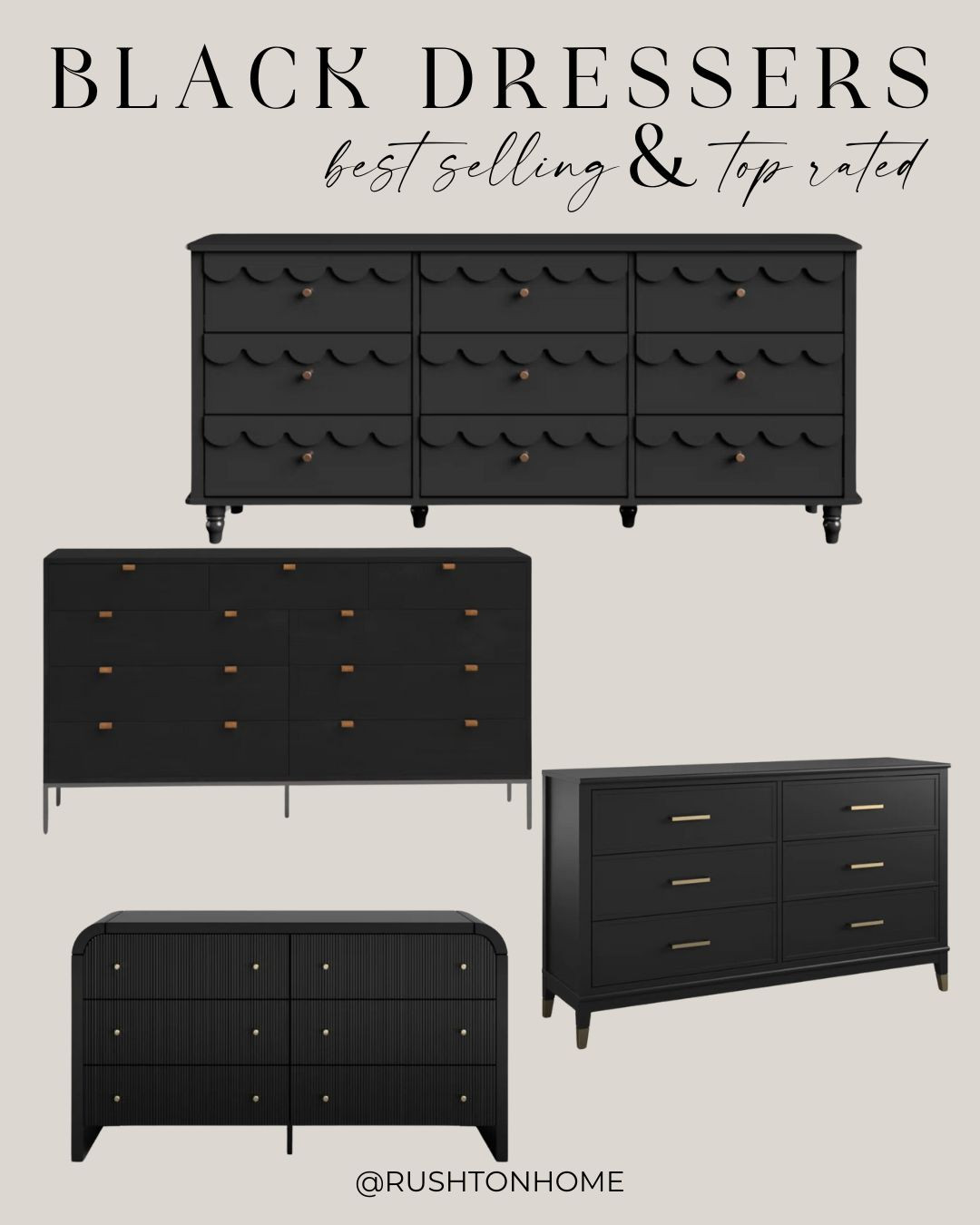 Some of my favorite black dressers!


#bedroomdesign #bedroomfurniture #bedroomdecor 

 #LTKHome