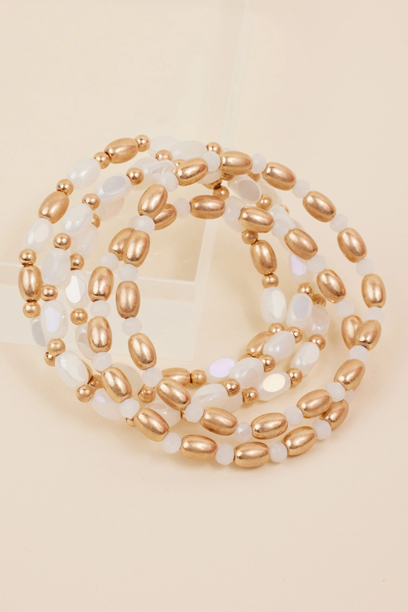 Rae Bracelets- White | Avara