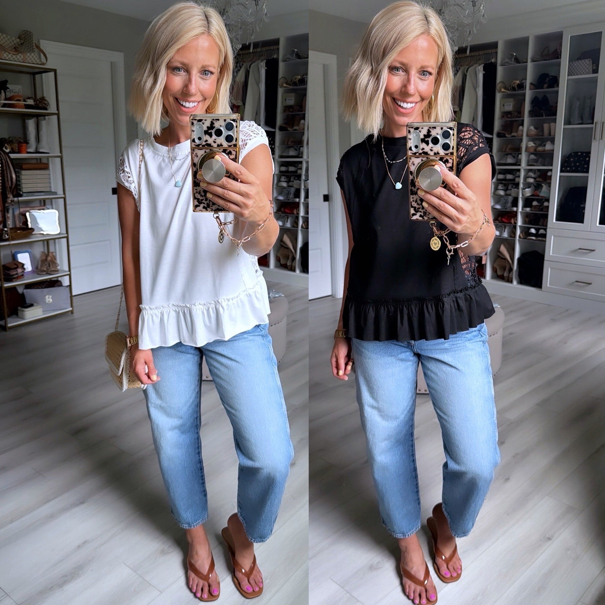 Fancy tees for the win!!! I love the lace and ruffle details!!
⬇️⬇️⬇️
Tops small (run roomy)
Jeans size 6
Shoes sized up 1/2 size

#LTKSaleAlert #LTKootd #LTKmomlife