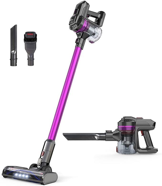 Stick Vacuum Cleaner for Home Hard Floor Carpet Car Pet Hair, 22KPa Suction Lightweight Handheld ... | Amazon (US)