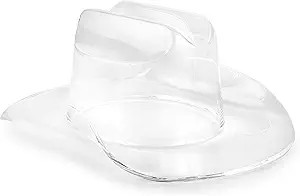 Huang Acrylic Large Cowboy Hat | Perfect for Home Decor or Chip and Dip Serving Bowl | Used for D... | Amazon (US)