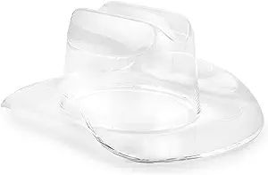 Huang Acrylic Large Cowboy Hat | Perfect for Home Decor or Chip and Dip Serving Bowl | Used for D... | Amazon (US)