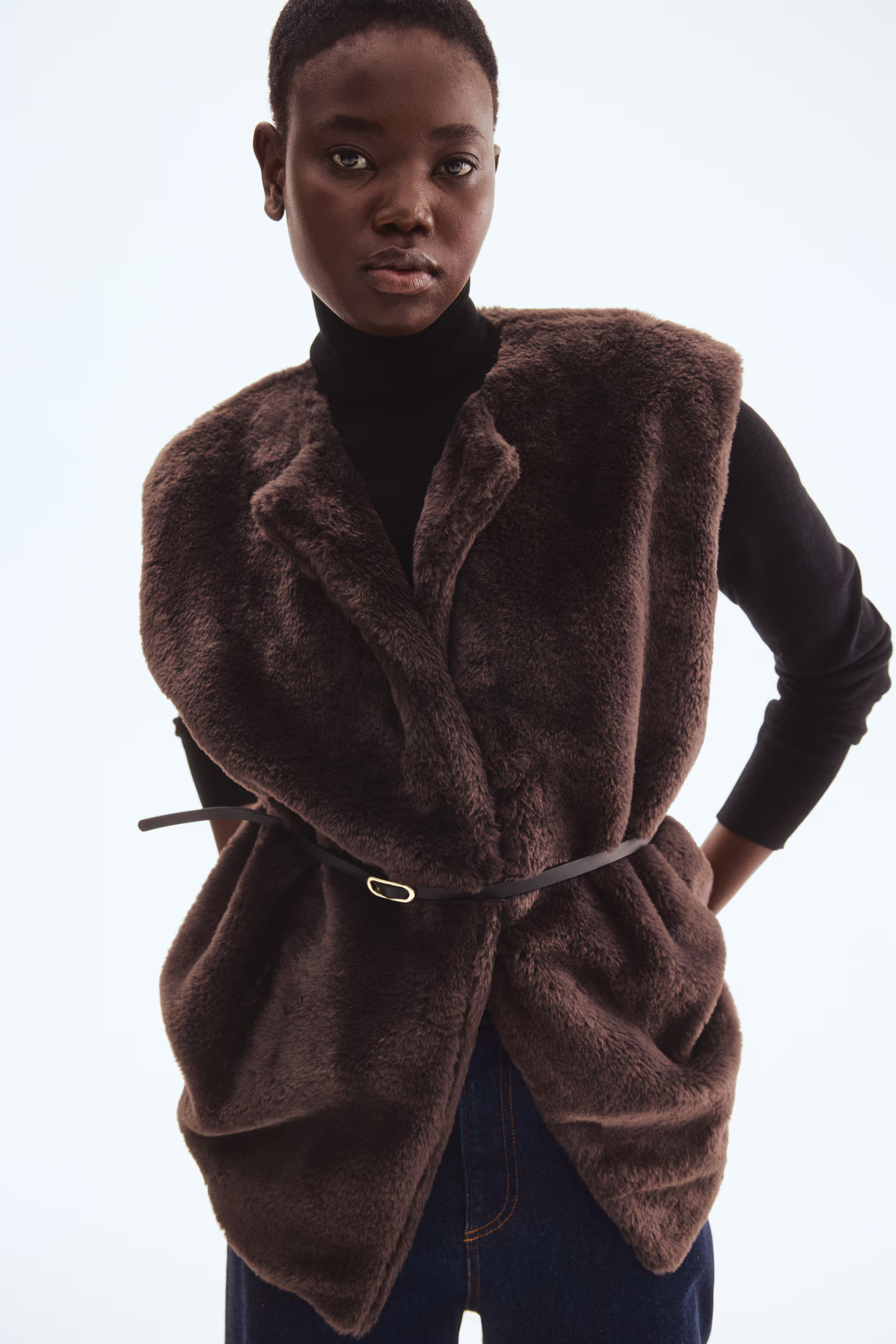 Weste mit Gürtel | H&M (DE, AT, CH, NL, FI)