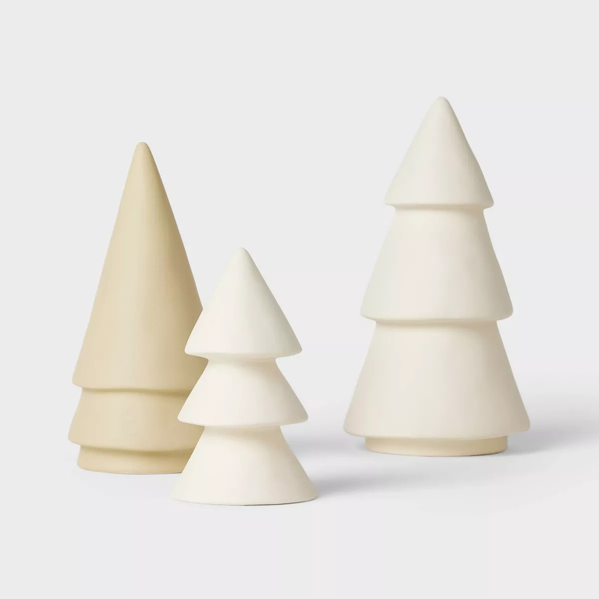 Small Matte Ceramic Christmas Tree Figure - Threshold™ designed with Studio McGee | Target