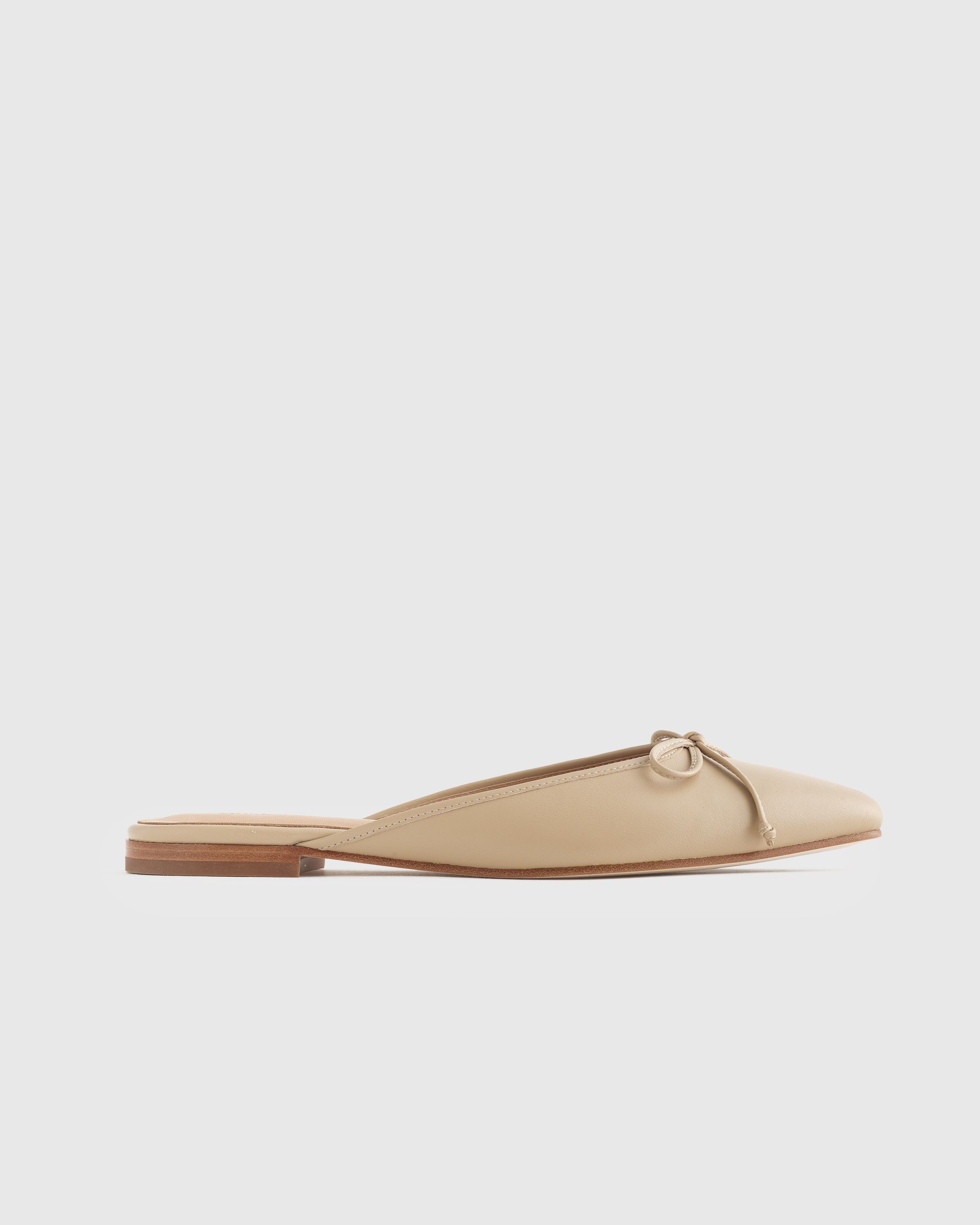 Italian Leather Pointed Mule | Quince