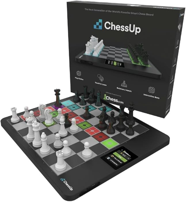 ChessUp 2 Electronic Chess Board by Bryght Labs Chess Engine Light Up Smart Chess Board | Amazon (US)