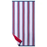 Better Homes & Gardens Oversized Cotton Blend Cabana Beach Towel, 72" x 38", Red | Walmart (US)