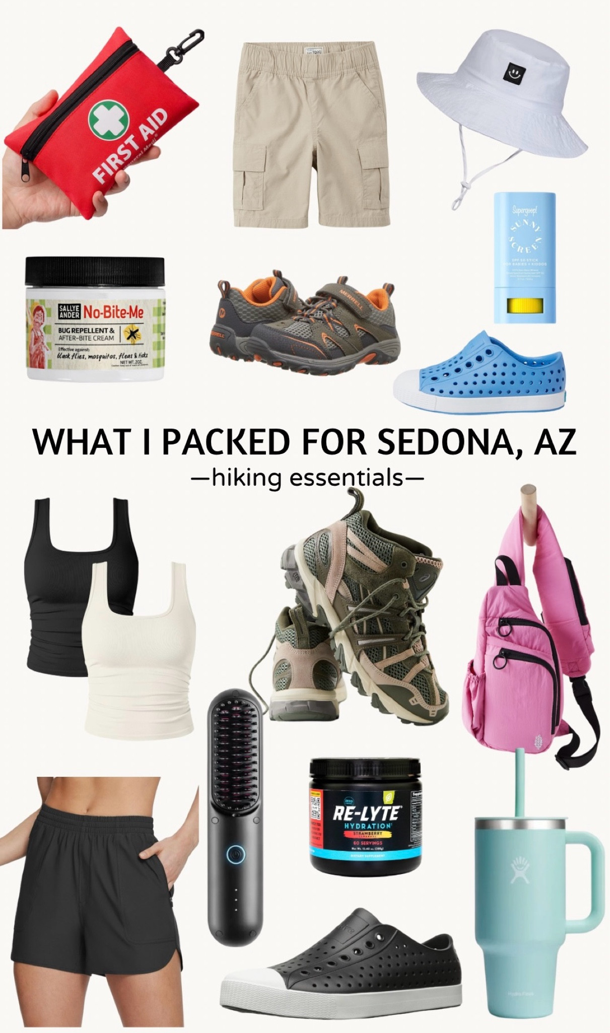 hiking essentials for kids Sedona Arizona 

#LTKFamily #LTKTravel #LTKKids