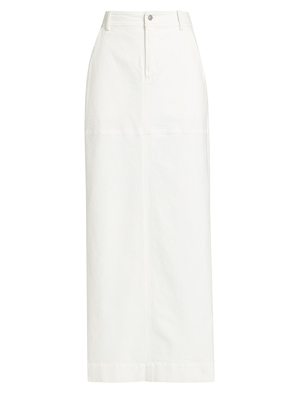 Women's Hunter Denim Maxi Skirt - White - Size 0 | Saks Fifth Avenue