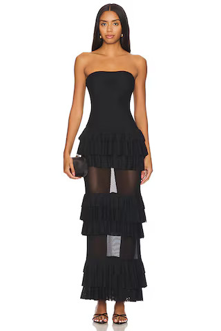 superdown Lorenza Maxi Dress in Black from Revolve.com | Revolve Clothing (Global)