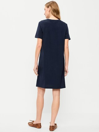 Vintage Crew-Neck Mini T-Shirt Dress | Old Navy (US)