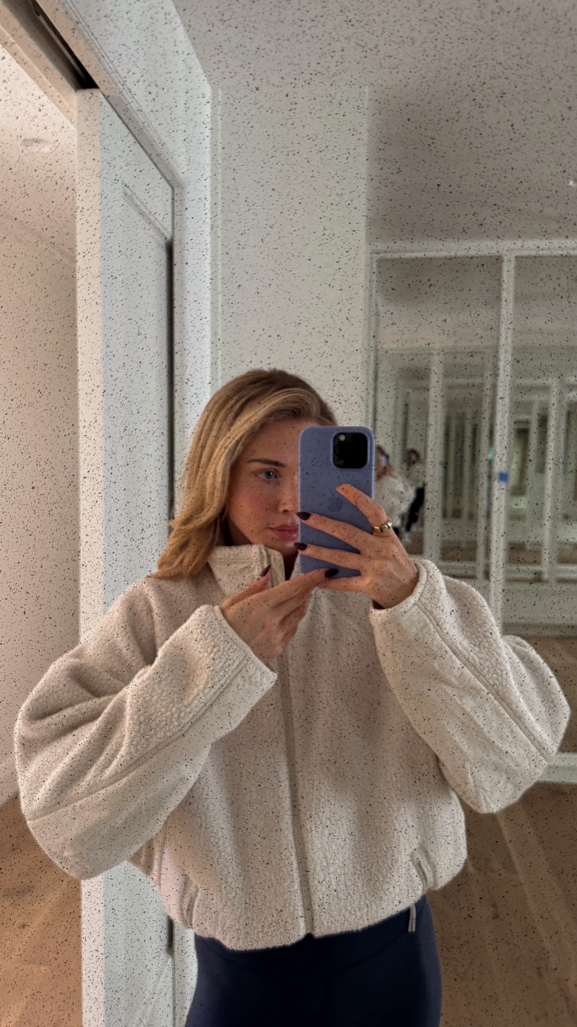 Coziest fleece for fall ☁️🤍
