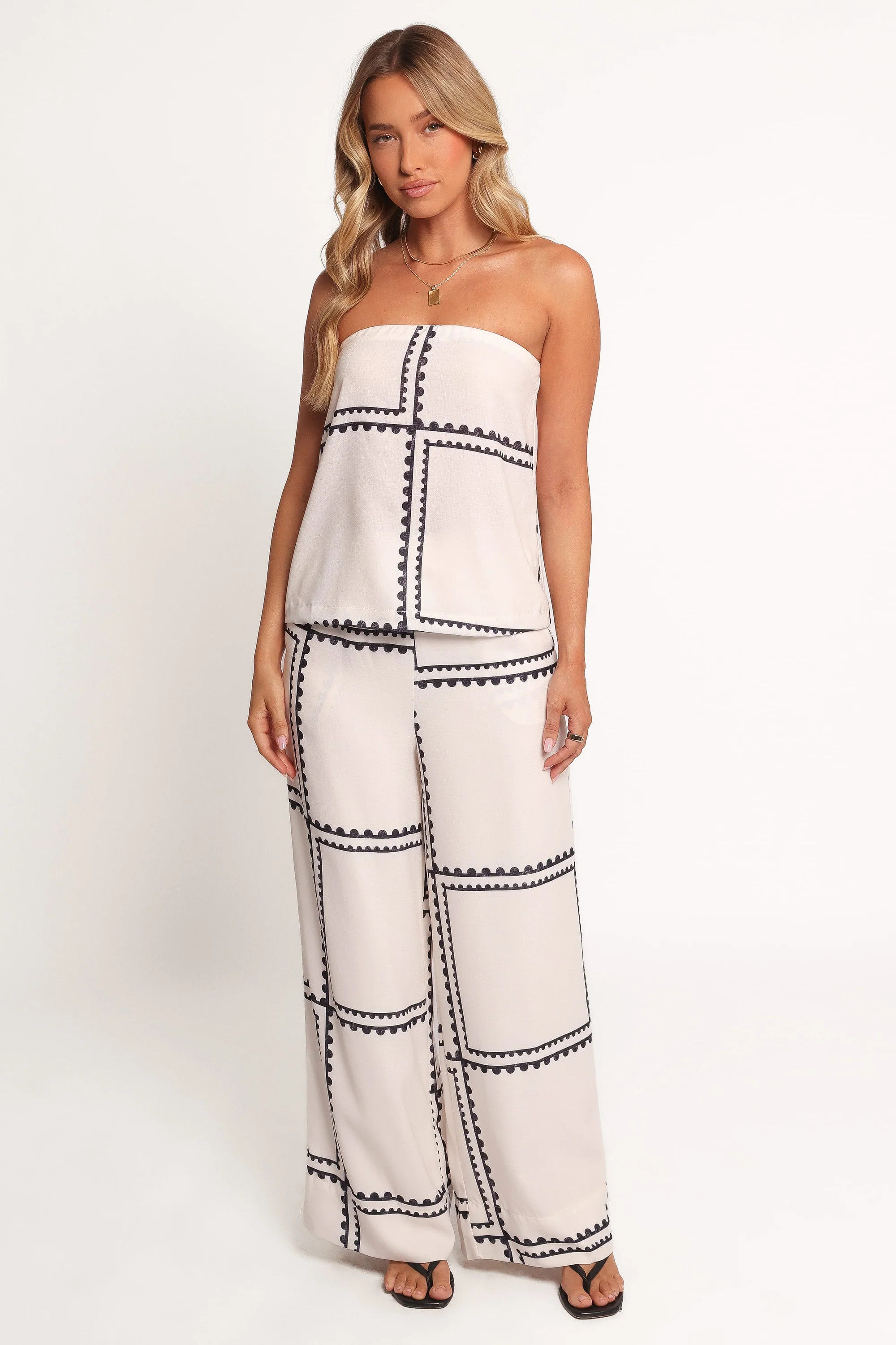 Ezra Pant Set - White | Petal & Pup (US)