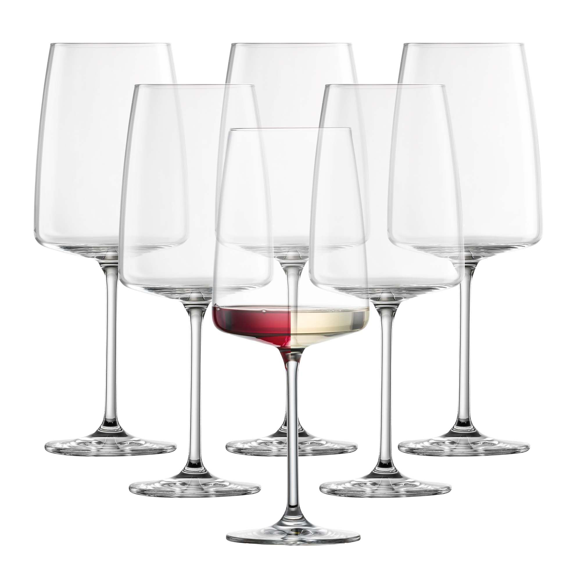 ZWIESEL GLAS Sensa Bordeaux Red Wine Glass (Set of 6), Wine Glasses for Red and White Wine, Dishw... | Amazon (US)