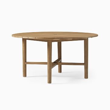 Hargrove Round Dining Table &amp; Slope Chairs Set | West Elm (US)