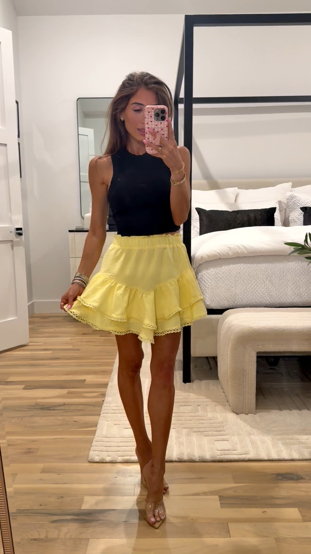 Spring break outfit Amazon skirt xs ribbed tank xs 

#LTKPetite #LTKootd #LTKSaleAlert