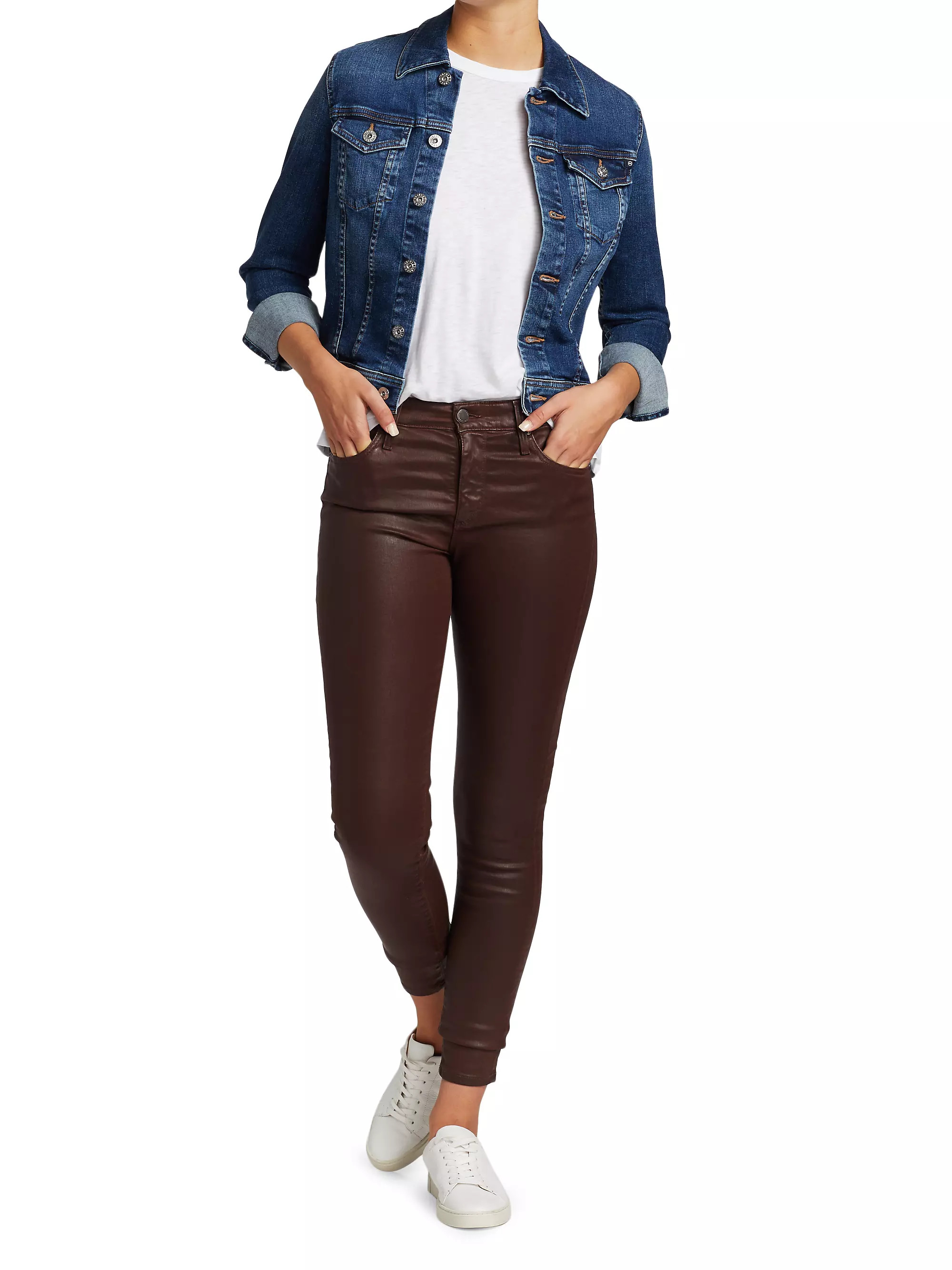 AG Jeans Robyn Denim Jacket | Saks Fifth Avenue | Saks Fifth Avenue