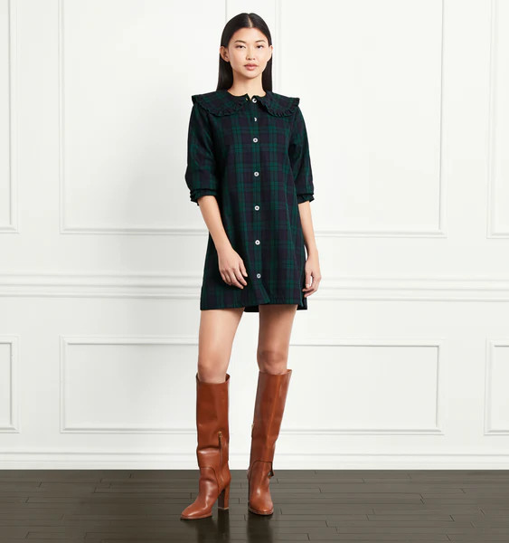 The Evelyn Dress - Blackwatch Tartan | Hill House Home