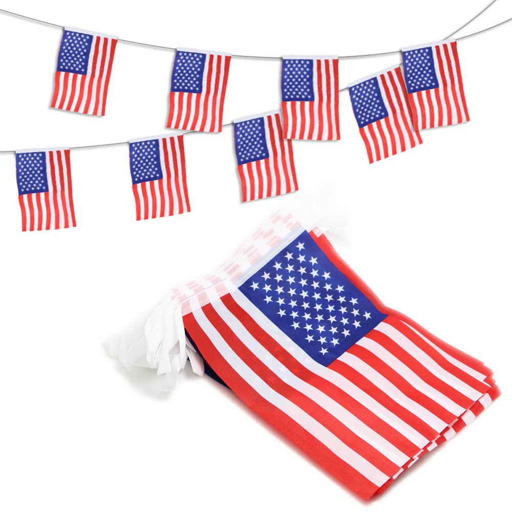ANLEY USA American String Pennant Banners, Patriotic Events 4th of July Independence Day Decorati... | Walmart (US)