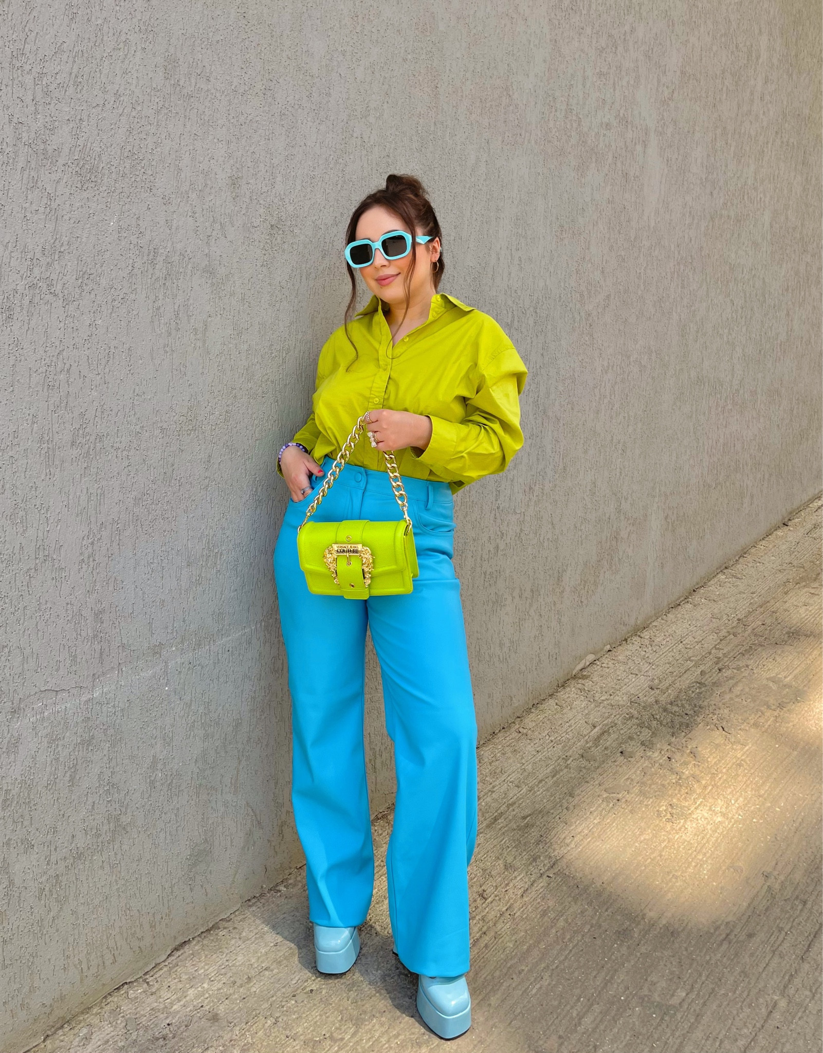 Aqua blue and lime green summer outfit💚💙

#LTKFind #LTKSeasonal