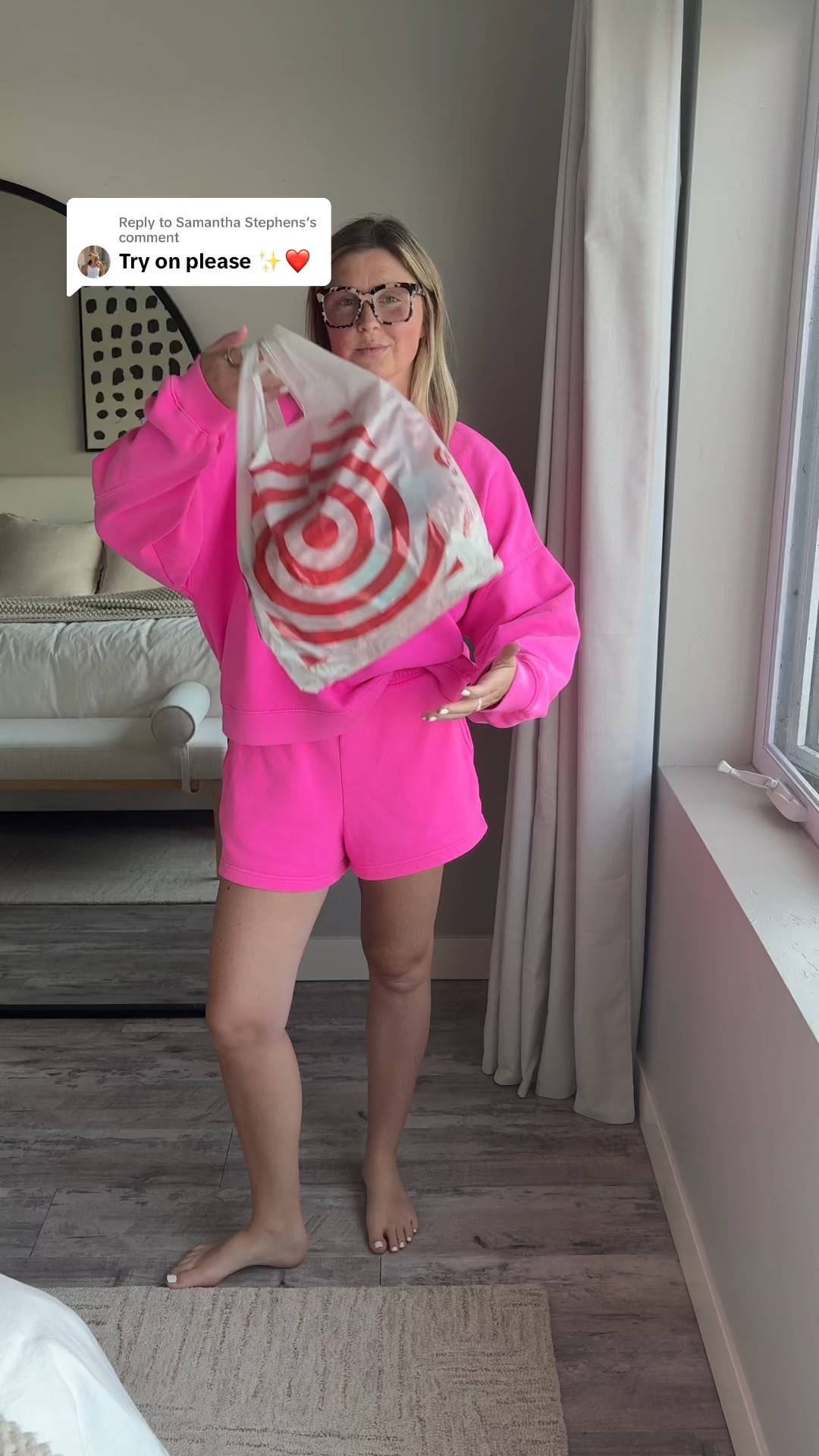 Wearing size small in everything! 