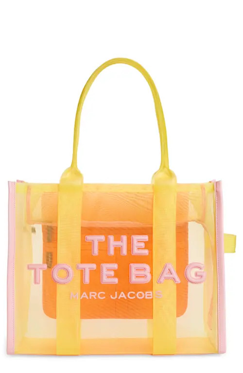 Marc Jacobs The Large Traveler Mesh Tote in Yellow Multi at Nordstrom | Nordstrom
